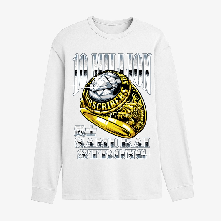 CORYxKENSHIN CHAMP10NSHIP RING WHITE lONG SLEEVE