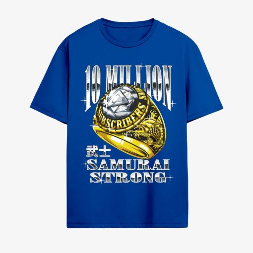 CORYxKENSHIN CHAMP10NSHIP RING ROYAL BLUE T-SHIRT